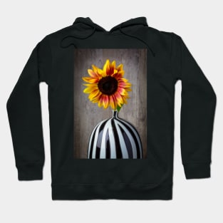 Autumn Sunflower In Graphic Vase Hoodie